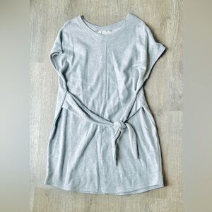 Athleta Gray Tie-Front Active Dress XL